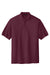 Port Authority K500/TLK500/K500ES Mens Silk Touch Wrinkle Resistant Short Sleeve Polo Shirt Burgundy Flat Front