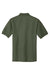 Port Authority K500/TLK500/K500ES Mens Silk Touch Wrinkle Resistant Short Sleeve Polo Shirt Clover Green Flat Back