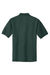 Port Authority K500/TLK500/K500ES Mens Silk Touch Wrinkle Resistant Short Sleeve Polo Shirt Dark Green Flat Back