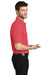 Port Authority K500/TLK500/K500ES Mens Silk Touch Wrinkle Resistant Short Sleeve Polo Shirt Hibiscus Pink Model Side