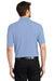 Port Authority K500/TLK500/K500ES Mens Silk Touch Wrinkle Resistant Short Sleeve Polo Shirt Light Blue Model Back