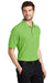 Port Authority K500/TLK500/K500ES Mens Silk Touch Wrinkle Resistant Short Sleeve Polo Shirt Lime Green Model 3q