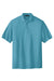 Port Authority K500/TLK500/K500ES Mens Silk Touch Wrinkle Resistant Short Sleeve Polo Shirt Maui Blue Flat Front