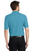 Port Authority K500/TLK500/K500ES Mens Silk Touch Wrinkle Resistant Short Sleeve Polo Shirt Maui Blue Model Back