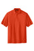 Port Authority K500/TLK500/K500ES Mens Silk Touch Wrinkle Resistant Short Sleeve Polo Shirt Orange Flat Front