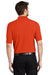 Port Authority K500/TLK500/K500ES Mens Silk Touch Wrinkle Resistant Short Sleeve Polo Shirt Orange Model Back