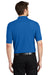 Port Authority K500/TLK500/K500ES Mens Silk Touch Wrinkle Resistant Short Sleeve Polo Shirt Strong Blue Model Back