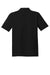 Port Authority K510/TLK510 Mens Moisture Wicking Short Sleeve Polo Shirt Black Flat Back