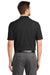 Port Authority K510/TLK510 Mens Moisture Wicking Short Sleeve Polo Shirt Black Model Back