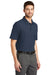 Port Authority K510/TLK510 Mens Moisture Wicking Short Sleeve Polo Shirt Navy Blue Model 3q