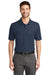 Port Authority K510/TLK510 Mens Moisture Wicking Short Sleeve Polo Shirt Navy Blue Model Front