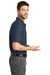 Port Authority K510/TLK510 Mens Moisture Wicking Short Sleeve Polo Shirt Navy Blue Model Side