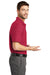 Port Authority K510/TLK510 Mens Moisture Wicking Short Sleeve Polo Shirt Red Model Side