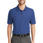 Port Authority Mens Moisture Wicking Short Sleeve Polo Shirt - Royal Blue