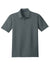 Port Authority K510/TLK510 Mens Moisture Wicking Short Sleeve Polo Shirt Steel Grey Flat Front