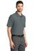 Port Authority K510/TLK510 Mens Moisture Wicking Short Sleeve Polo Shirt Steel Grey Model 3q