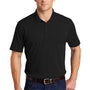 Port Authority Mens Silk Touch Performance Moisture Wicking Short Sleeve Polo Shirt - Black