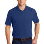 Port Authority Mens Silk Touch Performance Moisture Wicking Short Sleeve Polo Shirt - Royal Blue