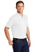 Port Authority K5200 Mens Silk Touch Performance Moisture Wicking Short Sleeve Polo Shirt White Model 3q