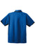 Port Authority K524 Mens Dry Zone Moisture Wicking Short Sleeve Polo Shirt Royal Blue/Black Flat Back