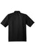 Port Authority K525/TLK525 Mens Dry Zone Moisture Wicking Short Sleeve Polo Shirt Black Flat Back