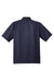 Port Authority K525/TLK525 Mens Dry Zone Moisture Wicking Short Sleeve Polo Shirt Navy Blue Flat Back