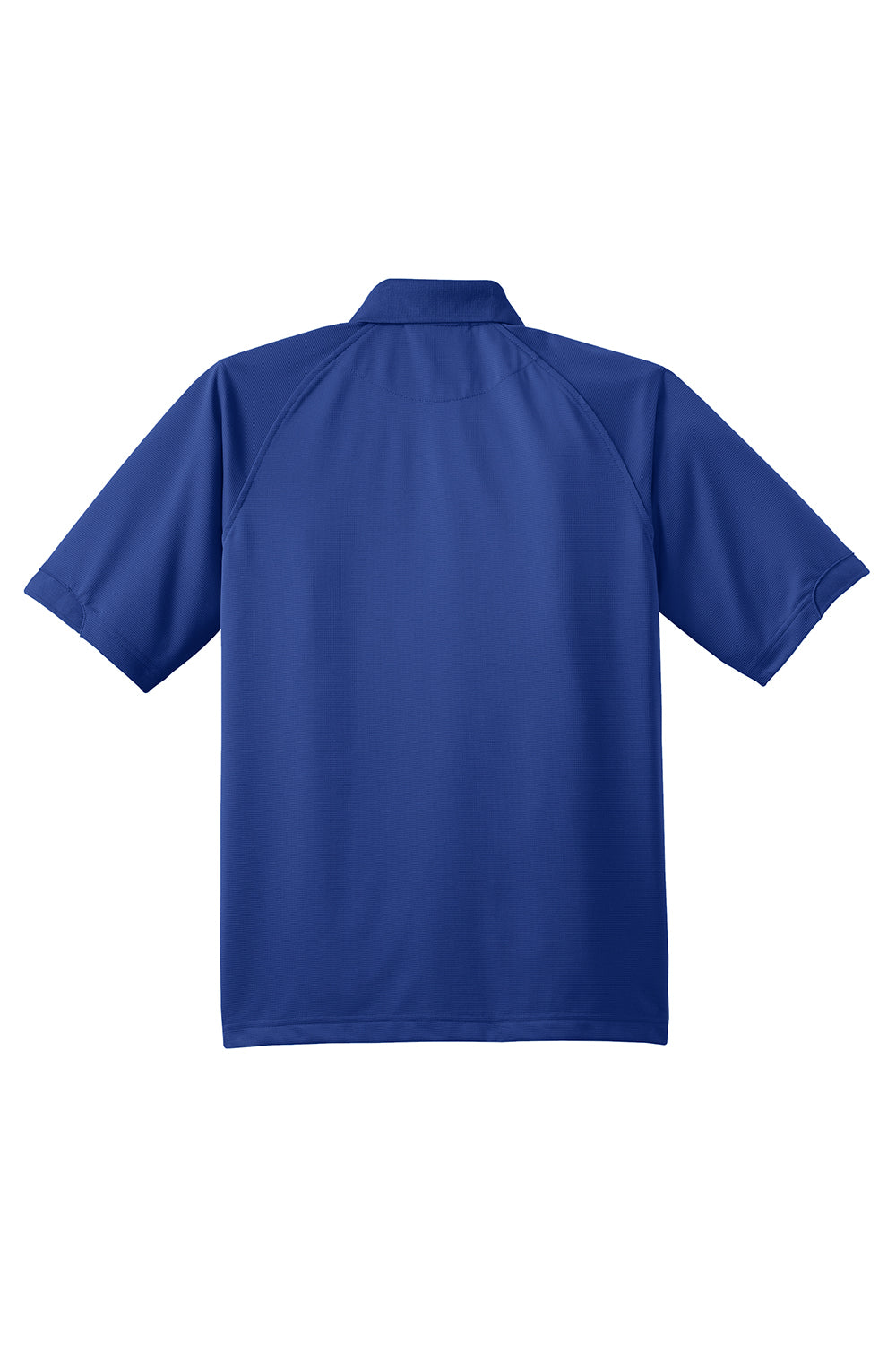 Port Authority K525/TLK525 Mens Dry Zone Moisture Wicking Short Sleeve Polo Shirt Royal Blue Flat Back