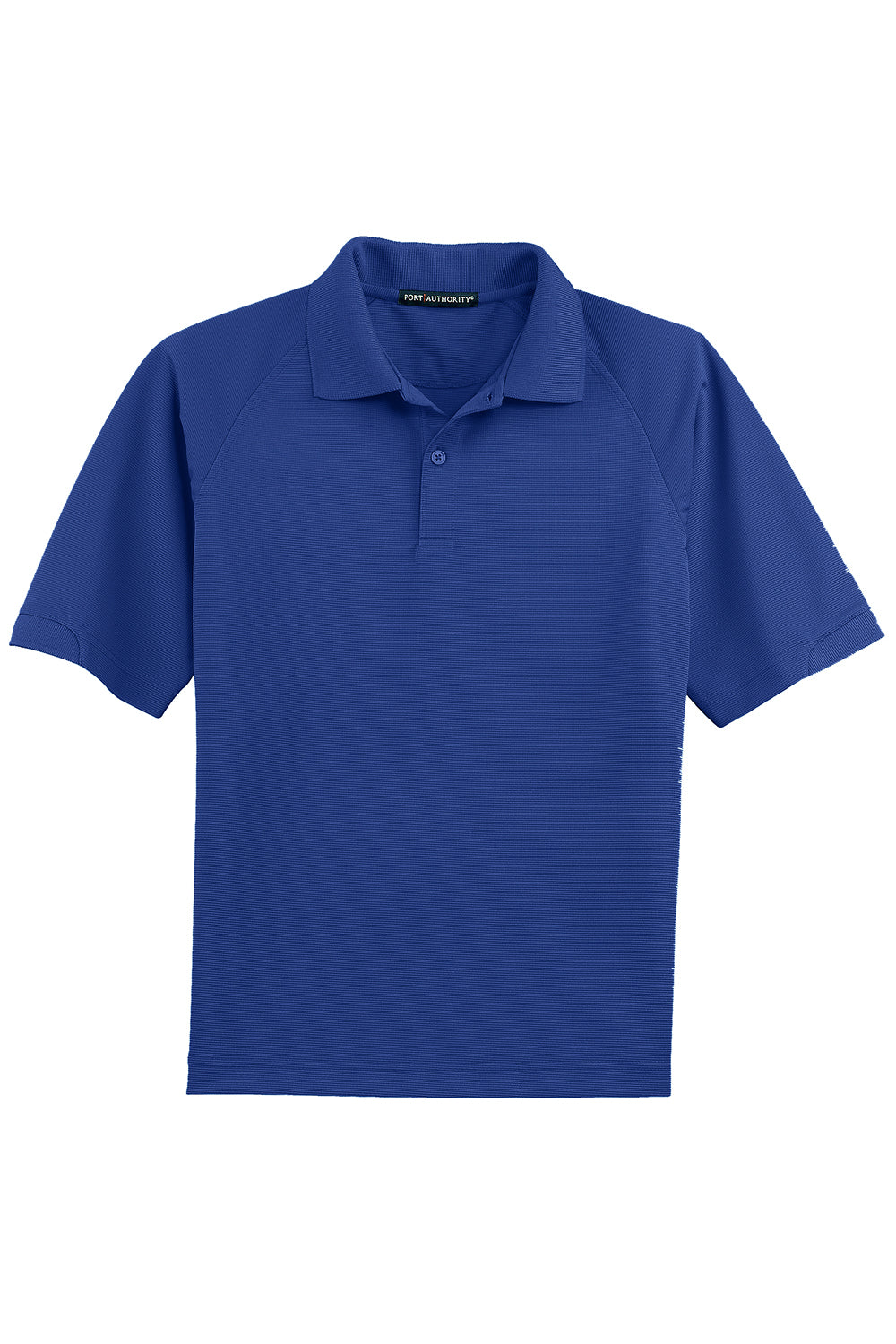 Port Authority K525/TLK525 Mens Dry Zone Moisture Wicking Short Sleeve Polo Shirt Royal Blue Flat Front