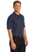 Port Authority K525/TLK525 Mens Dry Zone Moisture Wicking Short Sleeve Polo Shirt Navy Blue Model 3q