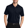 Port Authority Mens Tech Moisture Wicking Short Sleeve Polo Shirt - Dark Navy Blue