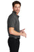 Port Authority K527/TLK527 Mens Tech Moisture Wicking Short Sleeve Polo Shirt Smoke Grey Model Side