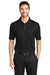 Port Authority K528 Mens Performance Moisture Wicking Short Sleeve Polo Shirt Black Model Front