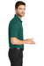 Port Authority K528 Mens Performance Moisture Wicking Short Sleeve Polo Shirt Green Glen Model Side