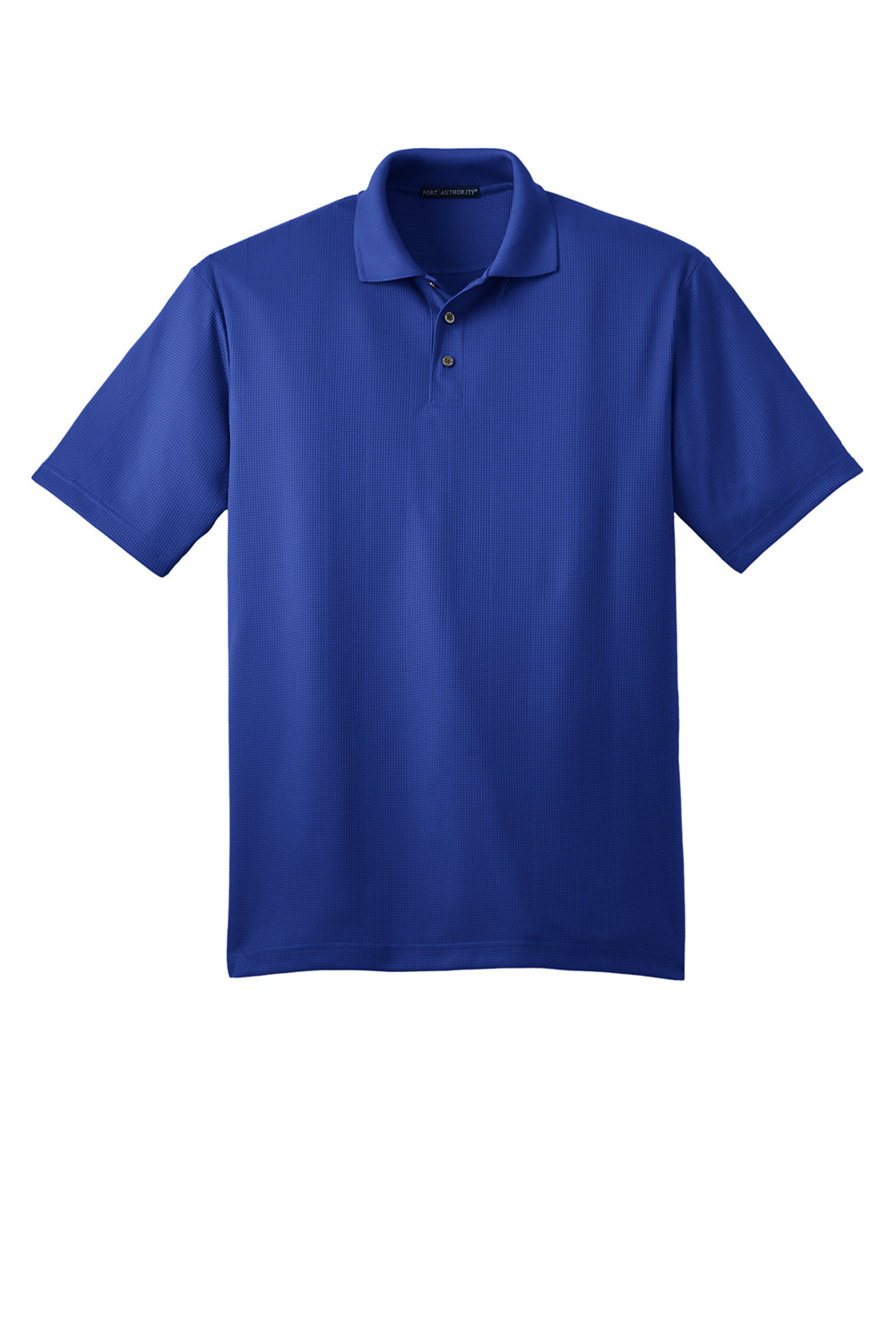 Port Authority K528 Mens Performance Moisture Wicking Short Sleeve Polo Shirt Hyper Blue Flat Front