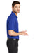 Port Authority K528 Mens Performance Moisture Wicking Short Sleeve Polo Shirt Hyper Blue Model Side