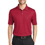 Port Authority Mens Performance Moisture Wicking Short Sleeve Polo Shirt - Rich Red