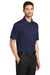 Port Authority K528 Mens Performance Moisture Wicking Short Sleeve Polo Shirt True Navy Blue Model 3q