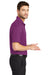 Port Authority K528 Mens Performance Moisture Wicking Short Sleeve Polo Shirt Violet Purple Model Side