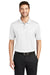 Port Authority K528 Mens Performance Moisture Wicking Short Sleeve Polo Shirt White Model Front