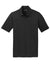 Port Authority K540P Mens Silk Touch Performance Moisture Wicking Short Sleeve Polo Shirt w/ Pocket Black Flat Front