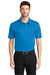 Port Authority K540P Mens Silk Touch Performance Moisture Wicking Short Sleeve Polo Shirt w/ Pocket Brilliant Blue Model Front