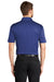 Port Authority K540P Mens Silk Touch Performance Moisture Wicking Short Sleeve Polo Shirt w/ Pocket Royal Blue Model Back