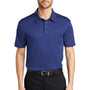 Port Authority Mens Silk Touch Performance Moisture Wicking Short Sleeve Polo Shirt w/ Pocket - Royal Blue