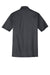 Port Authority K540P Mens Silk Touch Performance Moisture Wicking Short Sleeve Polo Shirt w/ Pocket Steel Grey Flat Back