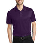 Port Authority Mens Silk Touch Performance Moisture Wicking Short Sleeve Polo Shirt - Bright Purple