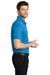 Port Authority K540/TLK540 Mens Silk Touch Performance Moisture Wicking Short Sleeve Polo Shirt Brilliant Blue Model Side