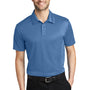 Port Authority Mens Silk Touch Performance Moisture Wicking Short Sleeve Polo Shirt - Carolina Blue