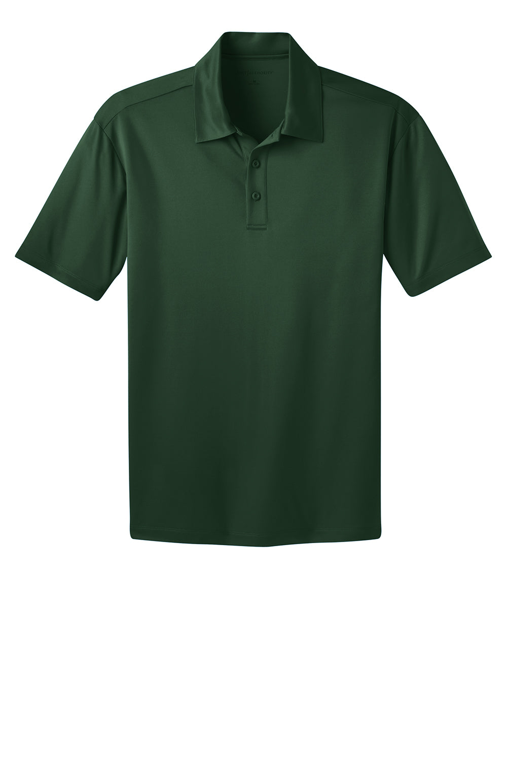 Port Authority K540/TLK540 Mens Silk Touch Performance Moisture Wicking Short Sleeve Polo Shirt Dark Green Flat Front