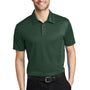 Port Authority Mens Silk Touch Performance Moisture Wicking Short Sleeve Polo Shirt - Dark Green