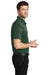 Port Authority K540/TLK540 Mens Silk Touch Performance Moisture Wicking Short Sleeve Polo Shirt Dark Green Model Side